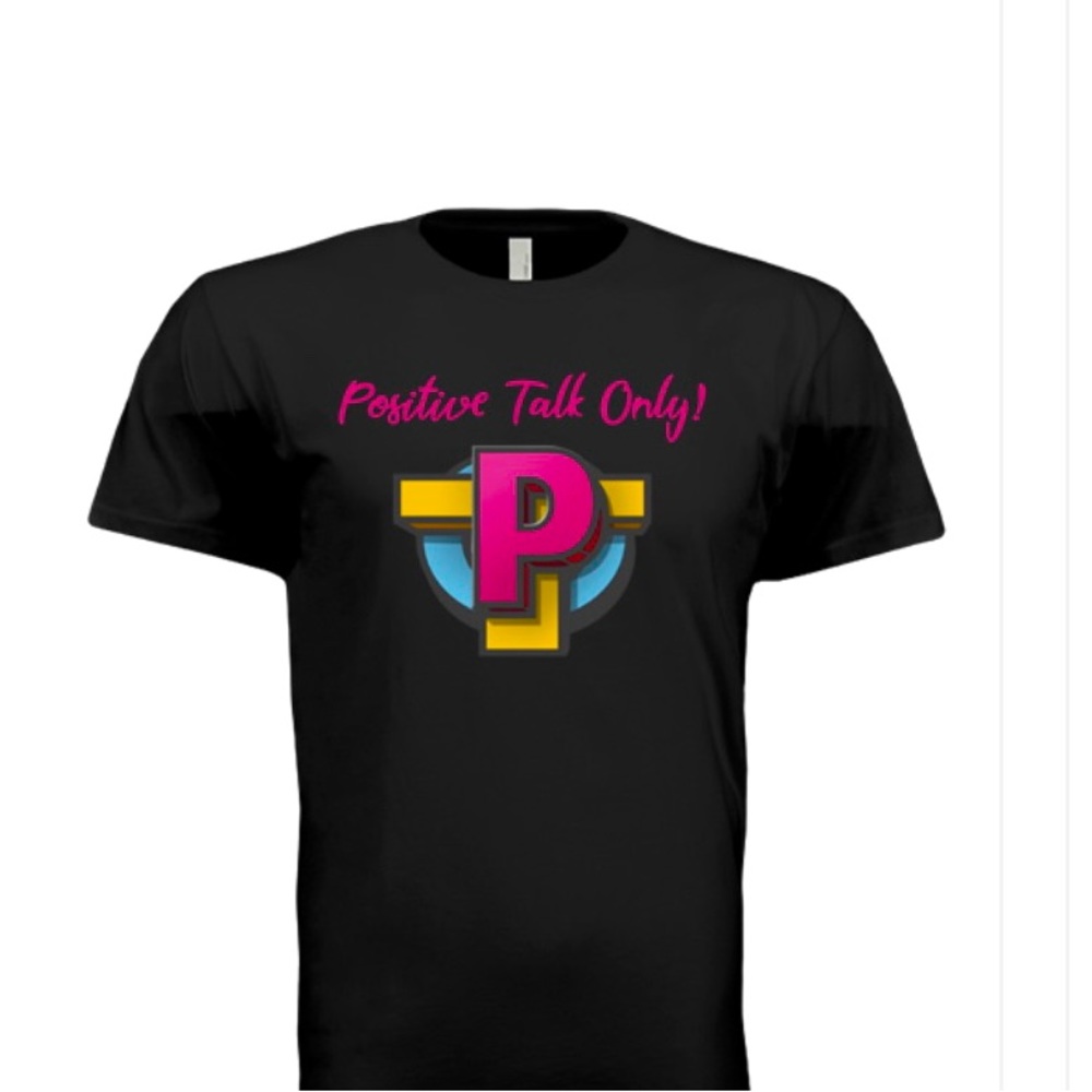 New logo T-shirt positive talk only,